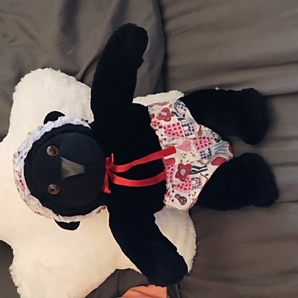 Black Gorilla Baby plush stuffed animal kids toy safari zoo themed